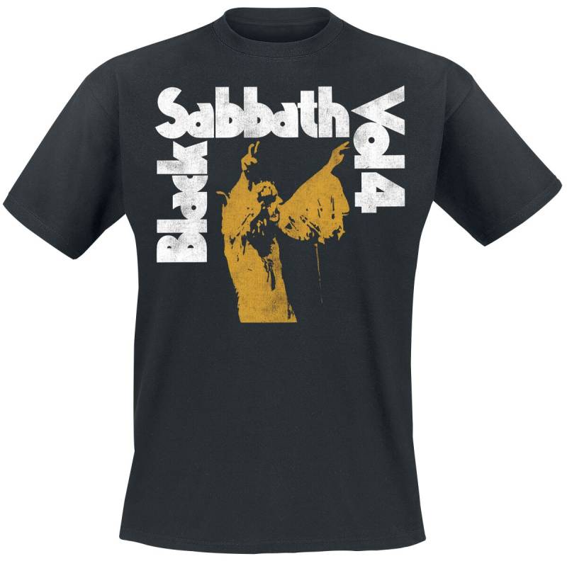 Black Sabbath T-Shirt - Vol. 4 Tracklist - S bis XXL - für Männer - Größe XXL - schwarz  - Lizenziertes Merchandise! von Black Sabbath