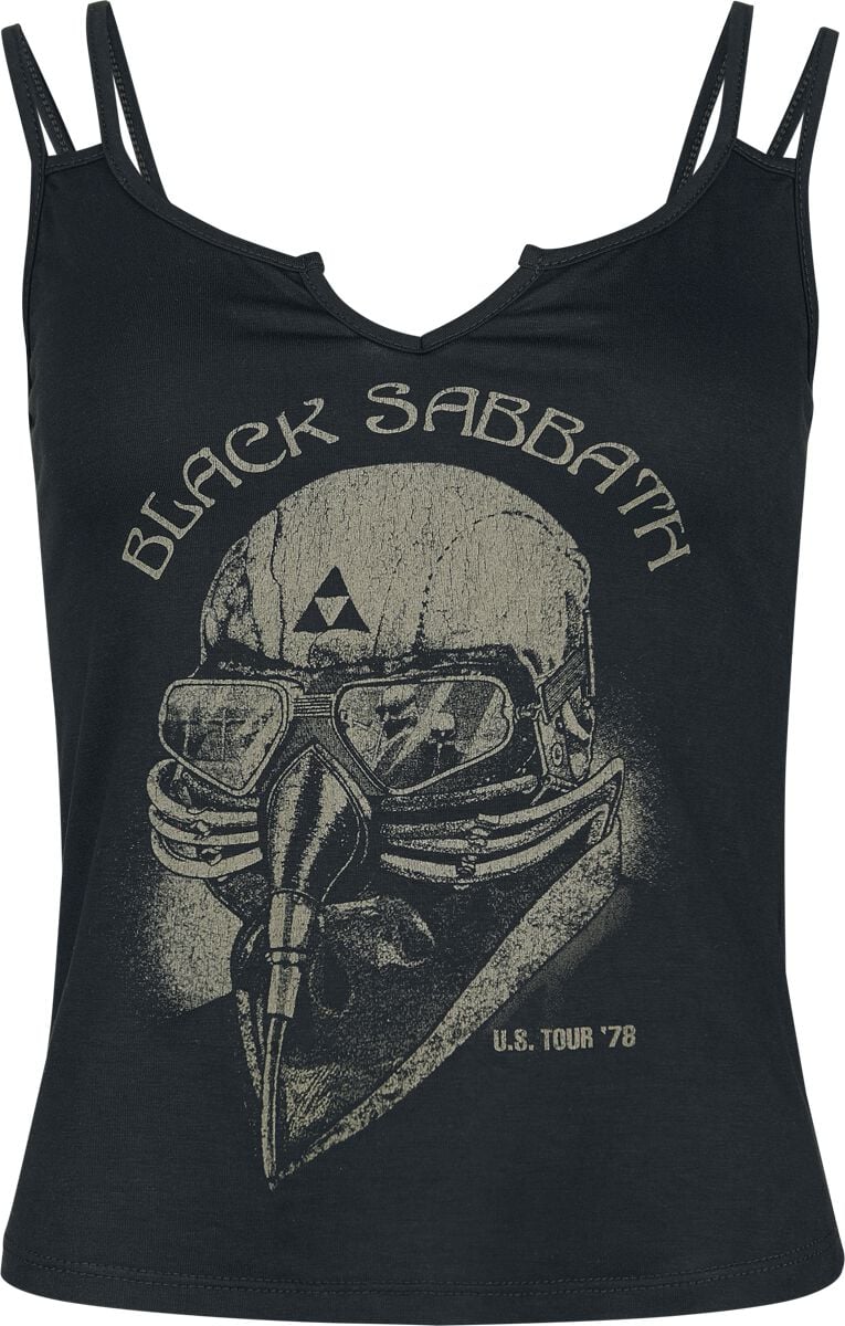 Black Sabbath Top - US Tour 78 - S bis XXL - für Damen - Größe M - schwarz - EMP exklusives Merchandise! Black Sabbath Top - US Tour 78 - S bis XXL - für Damen - Größe M - schwarz - EMP exklusives Merchandise! von Black Sabbath