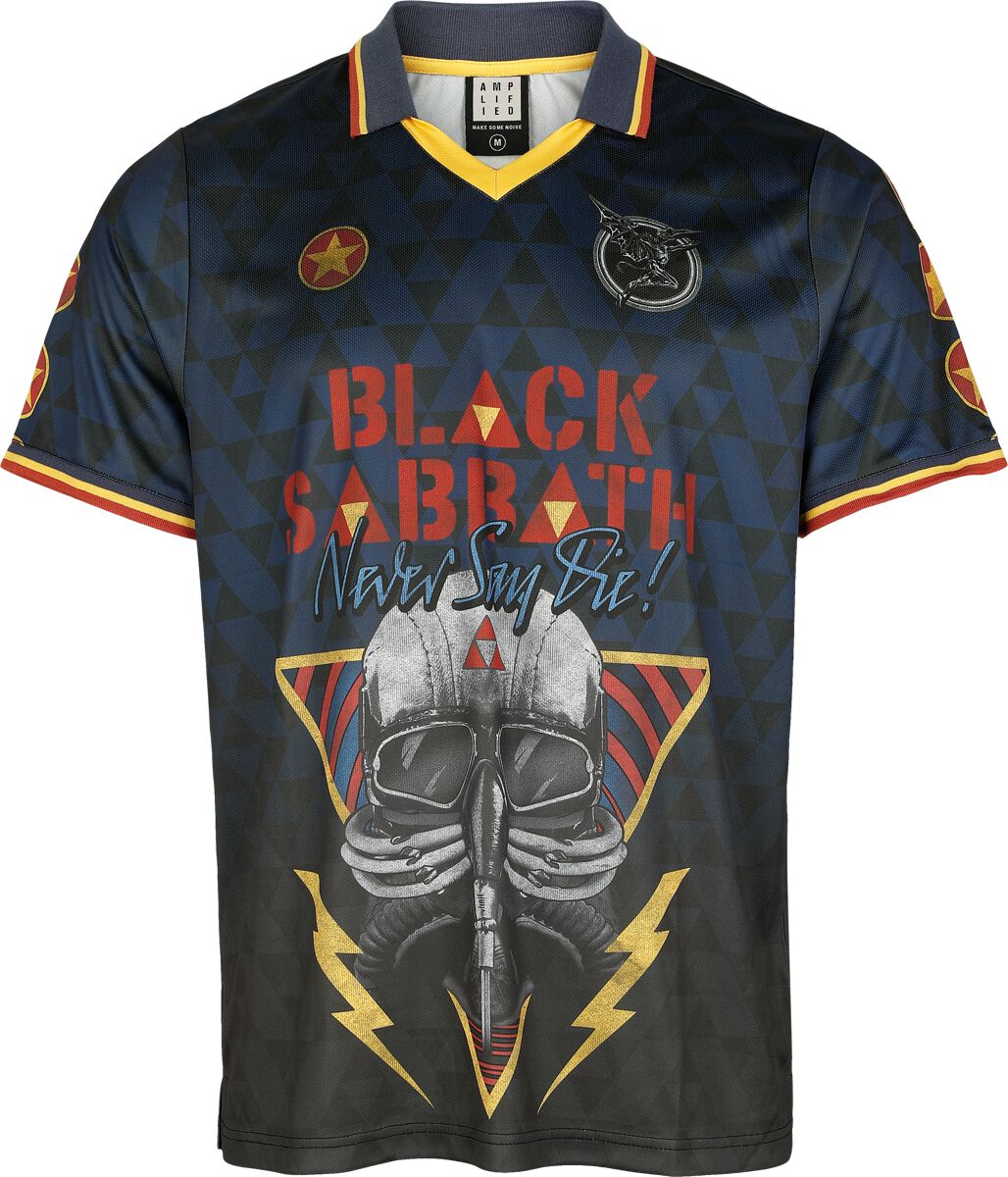 Black Sabbath Trikot - Amplified Collection - Never Say Die Rock FC - S bis 5XL - für Männer - Größe XXL - multicolor - Lizenziertes Merchandise! Black Sabbath Trikot - Amplified Collection - Never Say Die Rock FC - S bis 5XL - für Männer - Größe XXL - multicolor - Lizenziertes Merchandise! von Black Sabbath