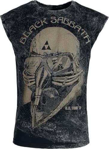 Black Sabbath US Tour 78 Männer Tank-Top Multicolor L 100% Baumwolle Band-Merch, Bands von Black Sabbath