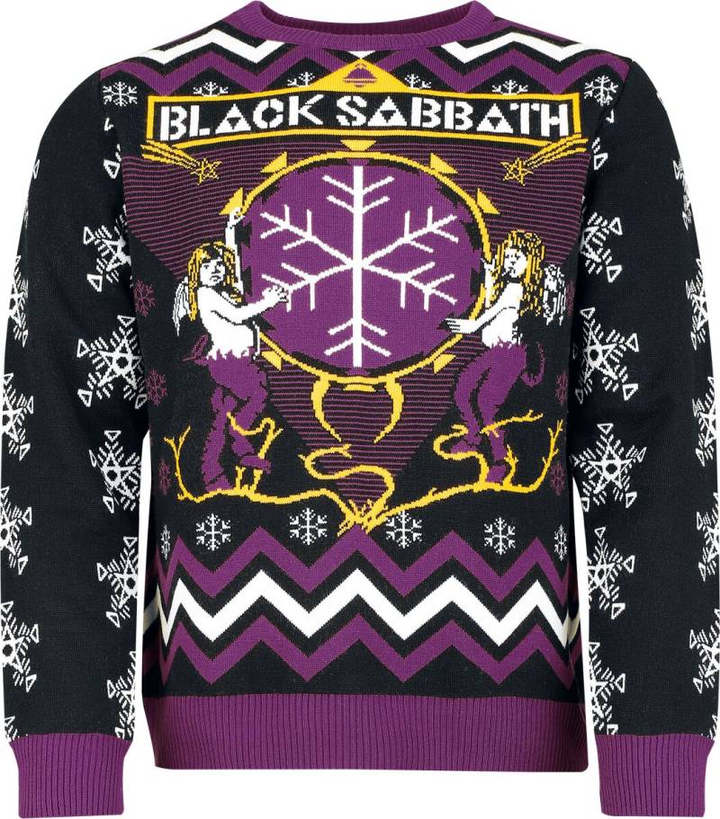 Black Sabbath Weihnachtspullover - Holiday Sweater - S bis 5XL - für Männer - Größe S - multicolor  - EMP exklusives Merchandise! von Black Sabbath