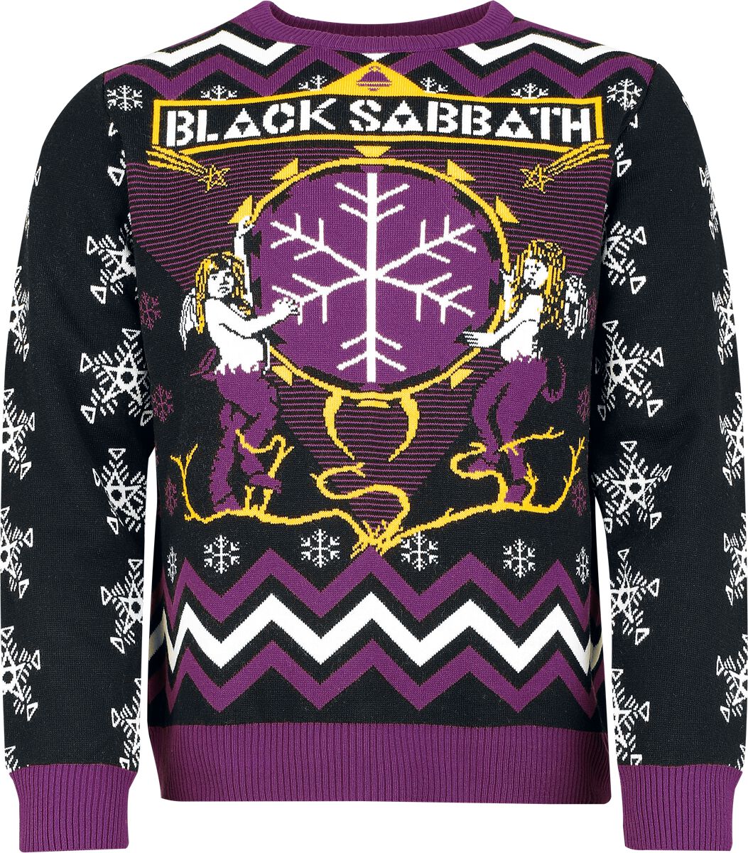Black Sabbath Weihnachtspullover - Holiday Sweater - S bis 5XL - für Männer - Größe XXL - multicolor  - EMP exklusives Merchandise! von Black Sabbath
