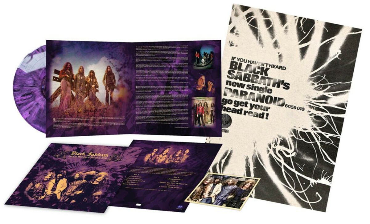 Live in Brussels 1970 von Black Sabbath - LP (Coloured, Gatefold, Limited Edition) von Black Sabbath