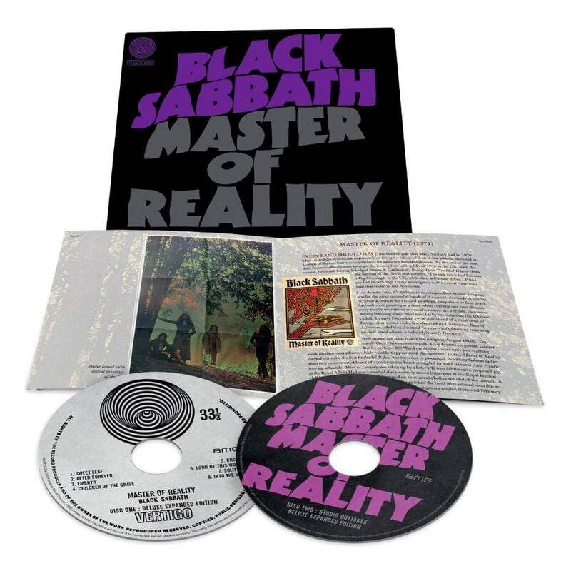 Master of reality von Black Sabbath - 2-CD (Deluxe Edition, Digipak, Re-Release) von Black Sabbath