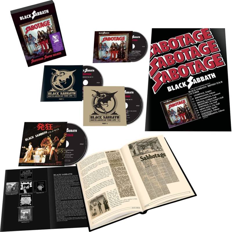 Sabotage von Black Sabbath - 4-CD (Boxset, Re-Release, Super Deluxe Edition) von Black Sabbath