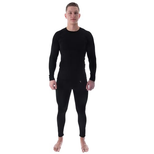 Black Snake® Herren Seamless Funktionsunterwäsche Set Python (Tiefschwarz, XL/XXL) von Black Snake