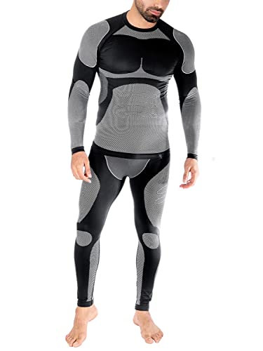 Black Snake® Herren Seamless Funktionsunterwäsche Set Python - Schwarz - XL/XXL von Black Snake