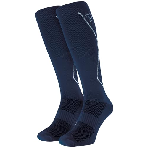 Black Snake® Sport Laufsocken mit Kompression 'compression fit' Kniestrümpfe für Damen und Herren - Dunkelblau - 43/46 von Black Snake