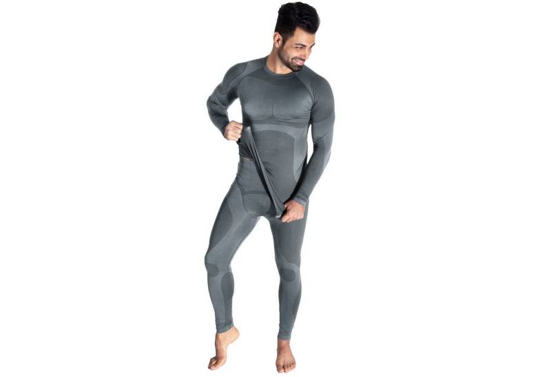 Black Snake Funktionsunterhemd Atmungsaktive Sport-Unterwäsche für Männer – Ideal für Outdoor-Aktivit (Set, 1-St) Funktionsunterwäsche Set Seamless Unterhemd + Unterhose von Black Snake