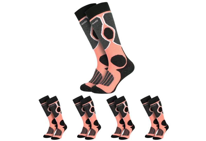 Black Snake Skisocken 4 Paar Funktionssocken warm gepolstert Klima Sohle hoher Tragekomfort Hautsympathisch langlebig elastisch angenehm tragbar Damen Herren von Black Snake