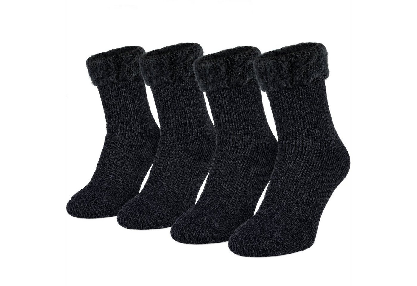 Black Snake Thermosocken Flauschige Herren OneSize Kuschelsocken (2-Paar) von Black Snake