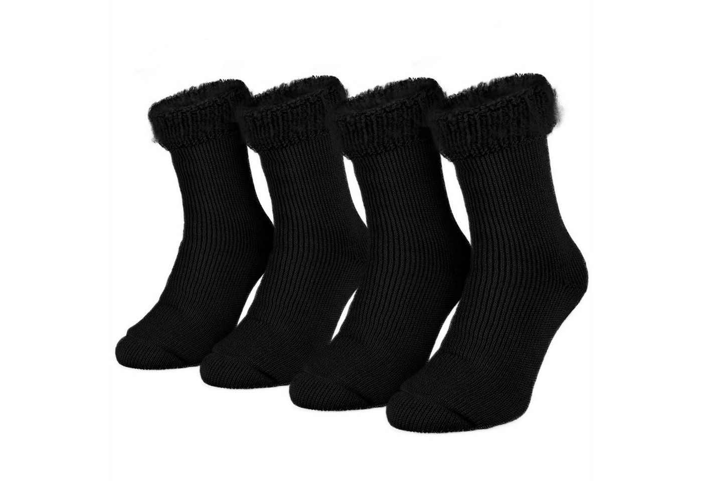 Black Snake Thermosocken Flauschige Herren OneSize Kuschelsocken (2-Paar) von Black Snake