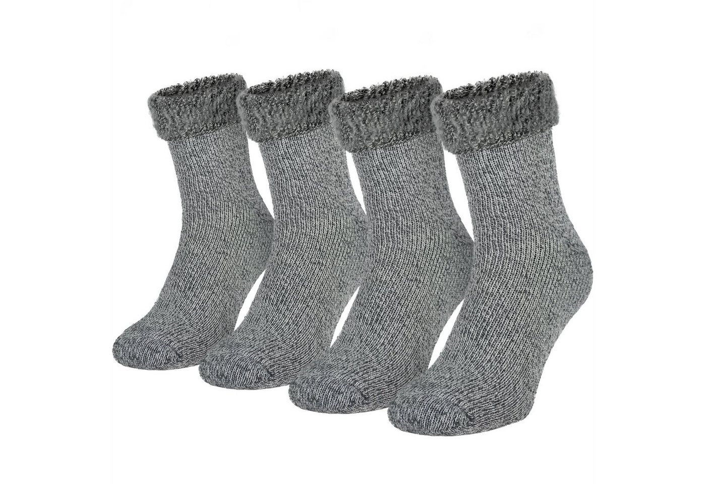 Black Snake Thermosocken Flauschige Herren OneSize Kuschelsocken (2-Paar) von Black Snake