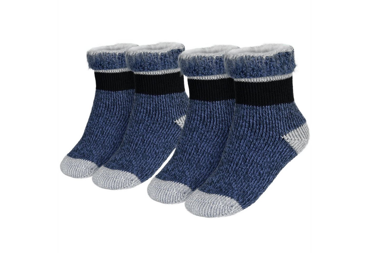 Black Snake Thermosocken Flauschige Kinder Kuschelsocken mit TOG-Wert 2.3 (2-Paar) von Black Snake