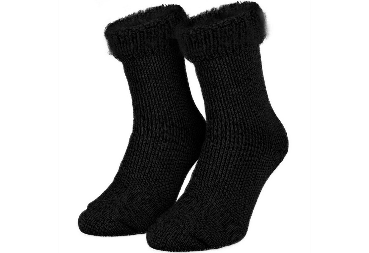 Black Snake Thermosocken Flauschige Herren OneSize Kuschelsocken (1-Paar) von Black Snake