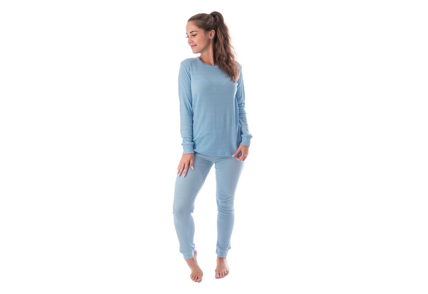 Black Snake Thermounterhemd Thermo Unterwäsche Damen Set - Unterhemd & Hose mit Fleece innen für (Set, 1-St) Alltag von Black Snake