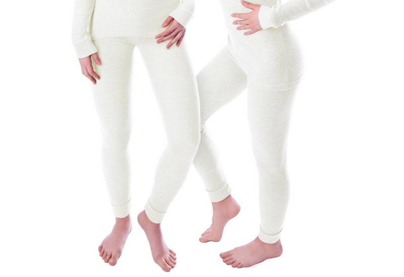 Black Snake Thermounterhose 2er Set Thermounterhosen für Frauen – Warm, atmungsaktiv und schnell (Spar-Set, 2-St) Damen lange Unterhosen mit Innenfleece 2er-Pack von Black Snake