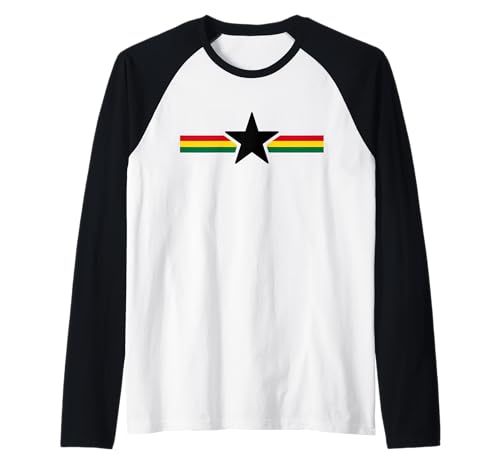 Ghana Black Star Für Männer, Frauen & Kinder Ghanaische Flagge Ghana Raglan von Black Stars Shirts