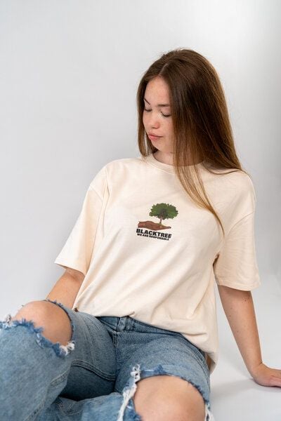 Black Tree Healing T - Unisex - Oversize - 260g/sm - Premium Qualität von Black Tree