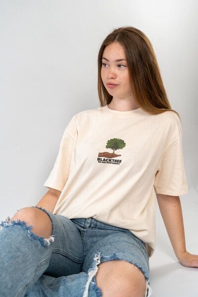 Black Tree Healing T - Unisex - Oversize - 260g/sm - Premium Qualität von Black Tree