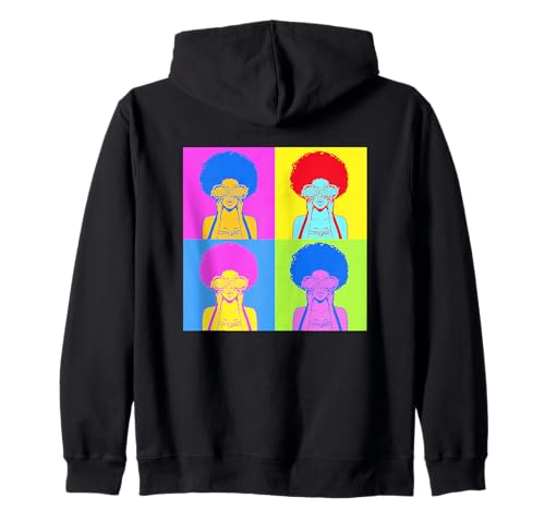Schwarze Frauen-Königin Melanin Wow Retro Vintage Pop-Art Kapuzenjacke Schwarze Frauen-Königin Melanin Wow Retro Vintage Pop-Art Kapuzenjacke von Black Woman Queen Melanin Retro Vintage Pop Art