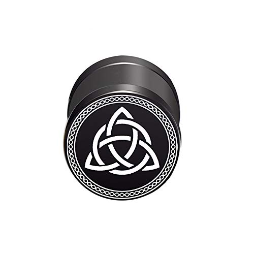 BlackAmazement 316L Edelstahl Fake Plug Ohrstecker Triqueta Knoten der Dreisamkeit Dreieck Kreislauf des Lebens 10mm schwarz Herren Damen BlackAmazement 316L Edelstahl Fake Plug Ohrstecker Triqueta Knoten der Dreisamkeit Dreieck Kreislauf des Lebens 10mm schwarz Herren Damen von BlackAmazement