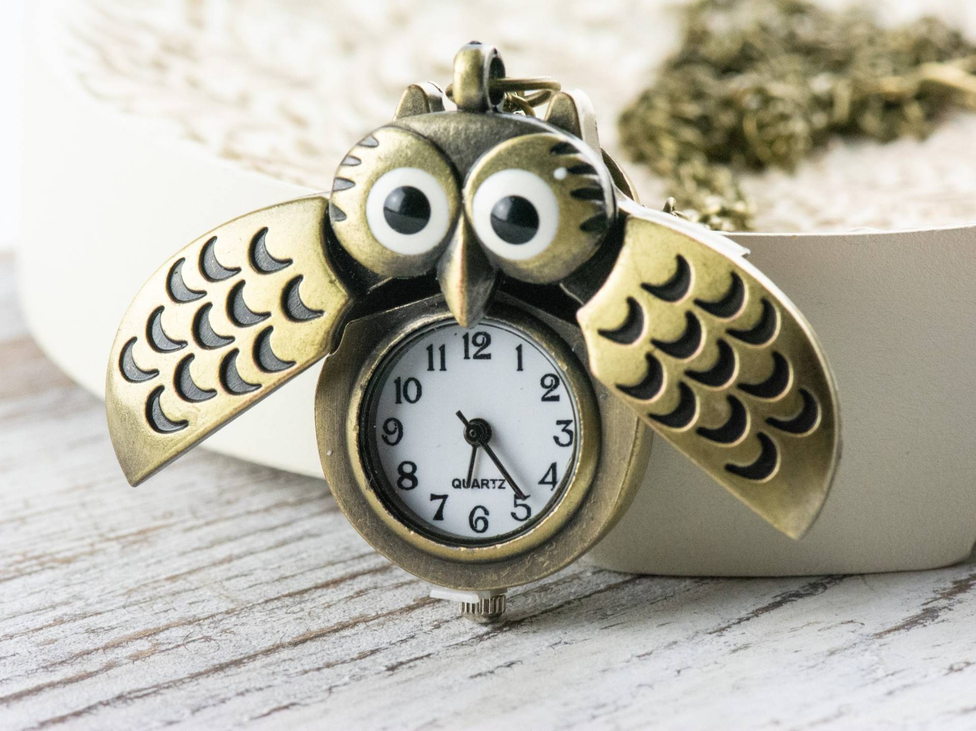 Geflügelte Eule Bronze Taschenuhr Lange Halskette/Einzigartige Uhren Natur Inspirierter Schmuck Geflügelte Eule Bronze Taschenuhr Lange Halskette/Einzigartige Uhren Natur Inspirierter Schmuck von BlackBrookShop