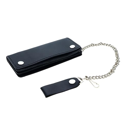 BlackCanyon Outfitters Biker-Geldbörse mit Kette, 19,1 cm, Schnappverschluss, Leder von BlackCanyon Outfitters