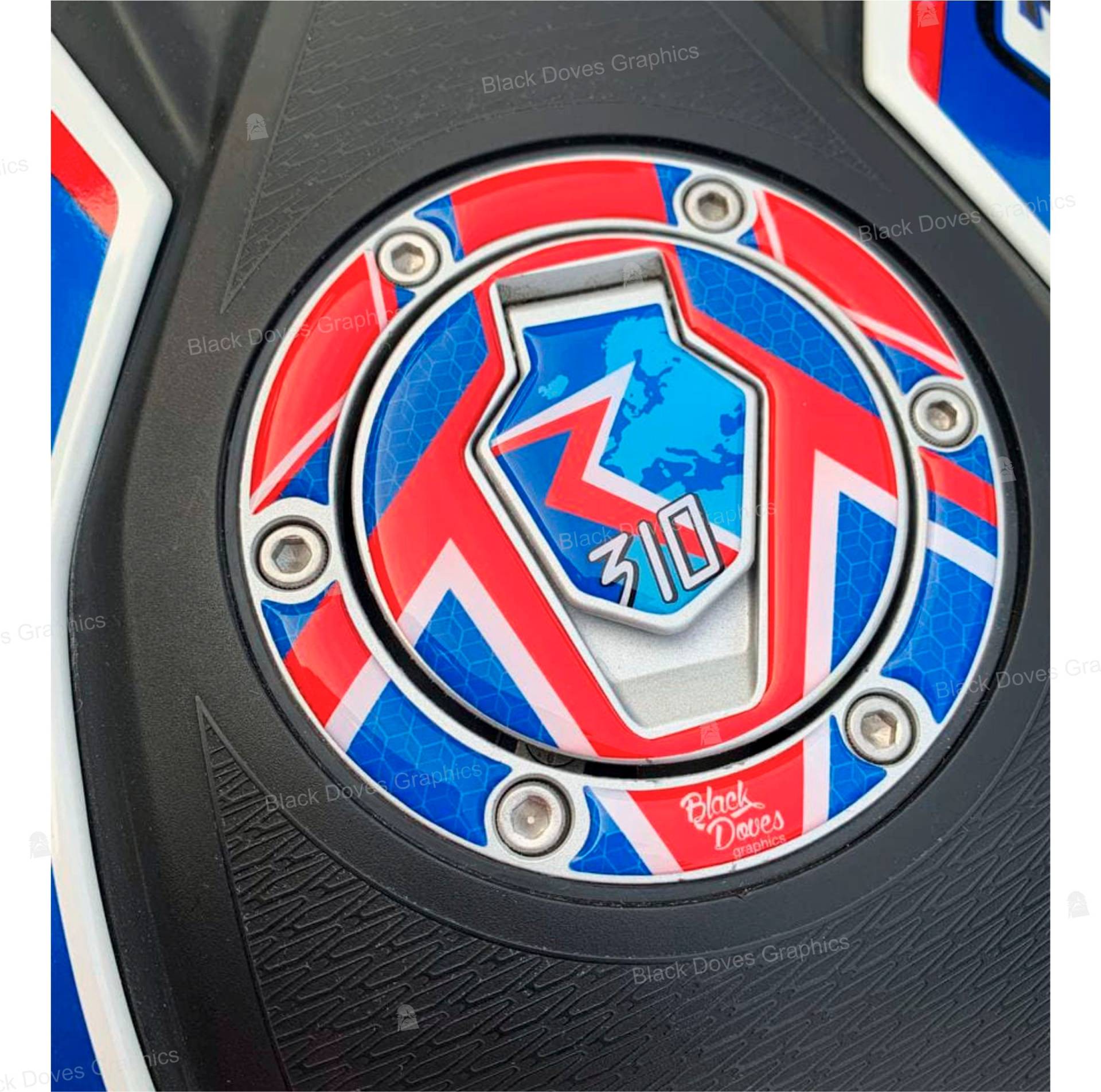 3D-Harz-Klebeschutz-Tankdeckel Aus Kunstharz, Kompatibel Mit Bmw G 310 R 3D-Harz-Klebeschutz-Tankdeckel Aus Kunstharz, Kompatibel Mit Bmw G 310 R von BlackDovesGraphics