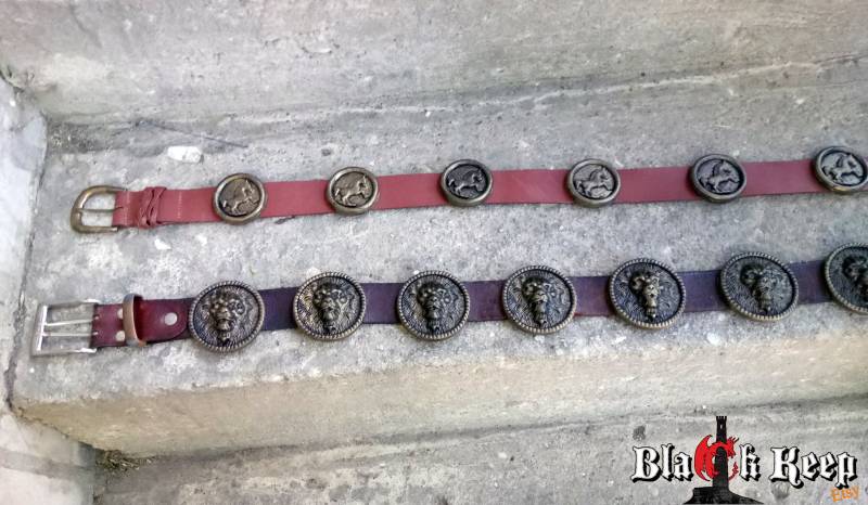 Ledergürtel Mit Ornamenten von BlackKeep