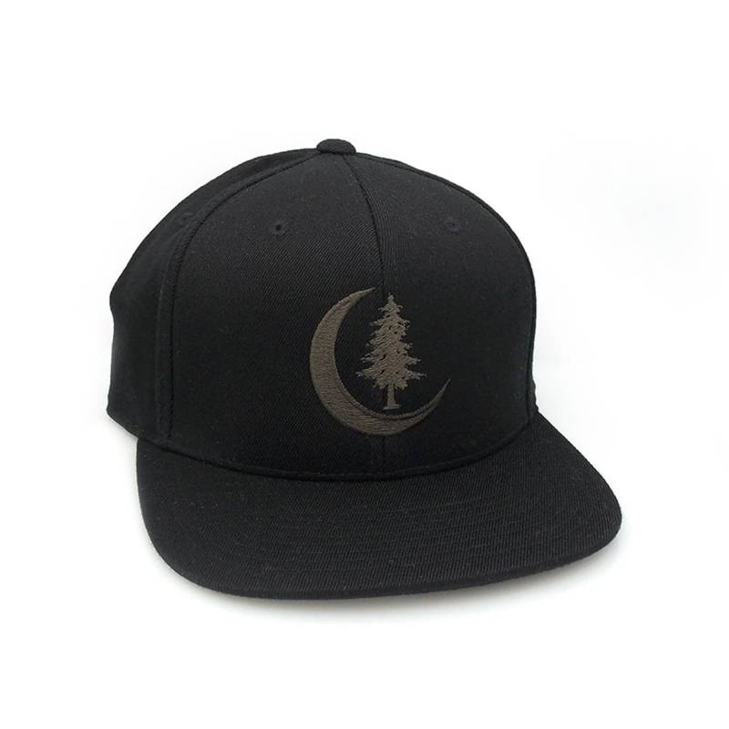 Herren Natur Hut - Mondhut Sichelmond Und Kiefer Snapback & Flex Fit Unisex Gebogener Oder Flacher Schirm von BlackLanternStudio