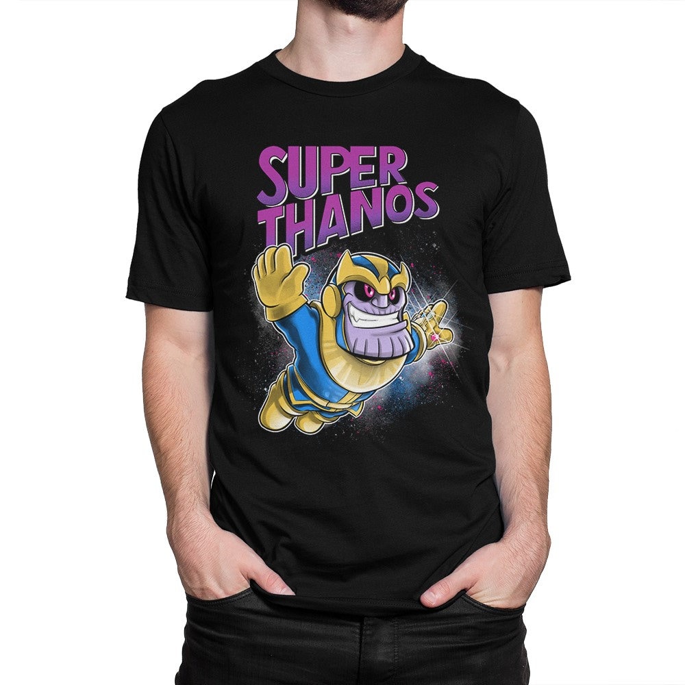 Super Thanos Lustiges T-Shirt/Herren Damen Größen 100% Baumwolle | Blc-194 von BlackLodgeCo