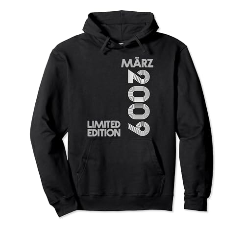 2009 Mädchen Frau 15. Geburtstag Limited Edition 15 Damen Pullover Hoodie von BlackLynx