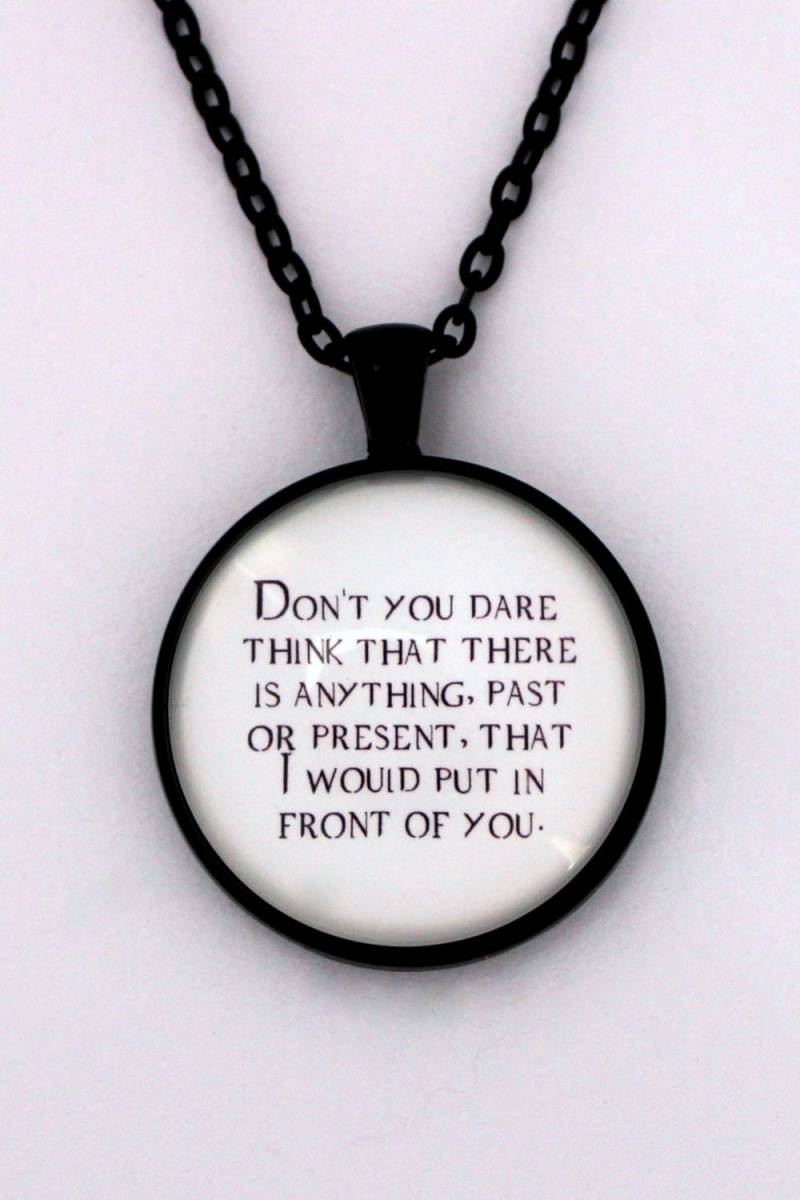 Don't You Dare Think There Is Anything Past Or Present I Would Put in Front Of Dean Winchester Sam Supernatural Zitat Anhänger Halskette Don't You Dare Think There Is Anything Past Or Present I Would Put in Front Of Dean Winchester Sam Supernatural Zitat Anhänger Halskette von BlackMagickFactory
