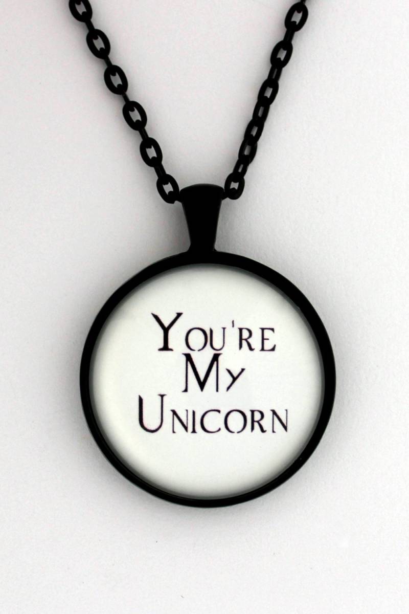 You're My Unicorn Meg Masters Castiel Aus Supernatural Zitat Anhänger Schlüsselanhänger Schlüsselring Super Natural Fandom Schmuck von BlackMagickFactory