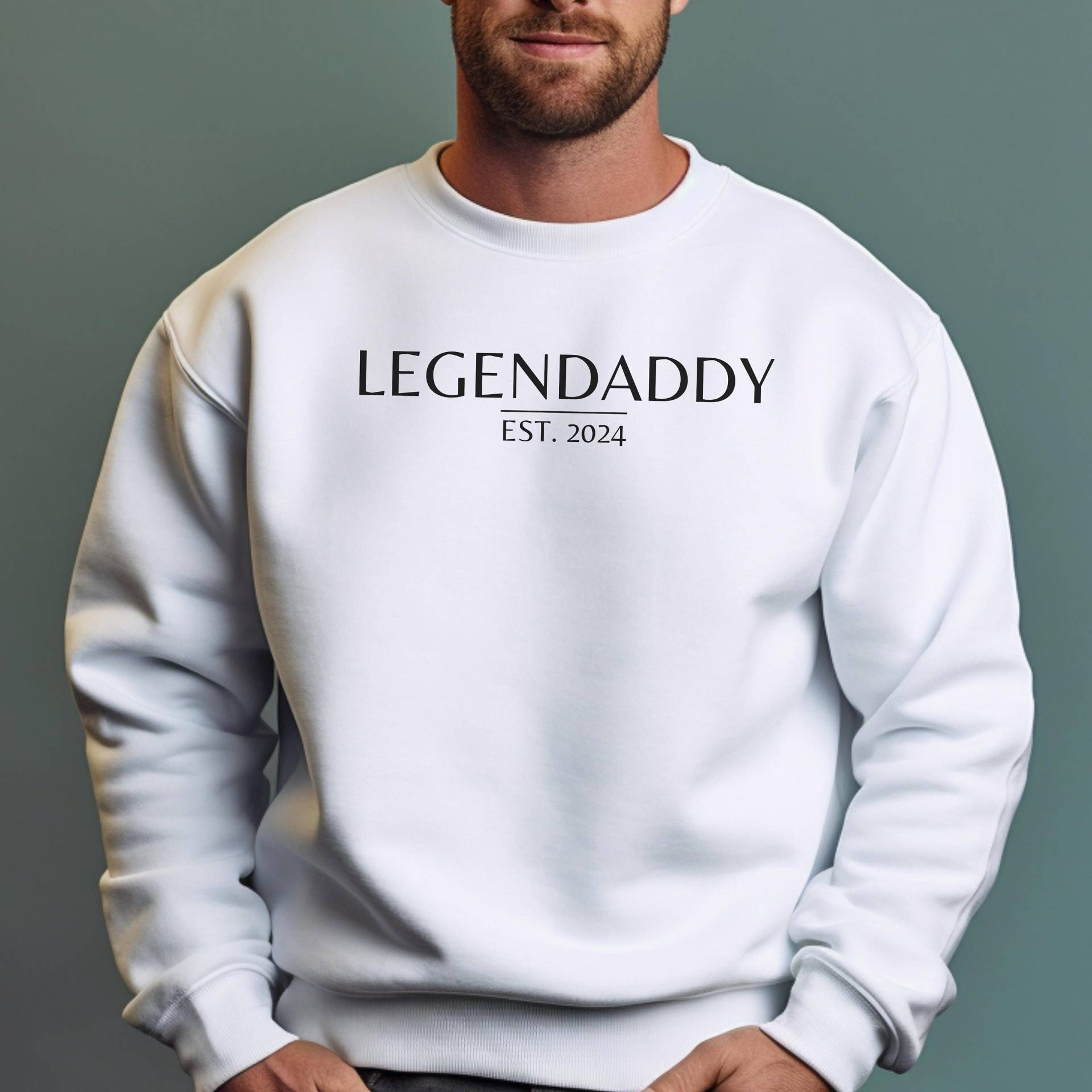 Papa Pullover, Legendaddy 2024 Tshirt, Personalisierbar, Sweatshirt, Geschenk Vatertag, Geburt Papa Pullover, Legendaddy 2024 Tshirt, Personalisierbar, Sweatshirt, Geschenk Vatertag, Geburt von BlackOakDesignShop