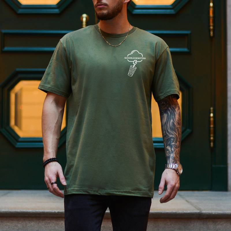 Schorlegewitter T-Shirt - Lustiges Pfalz Shirt Mit Dubbeglas & Rieslingschorle Spruch Perfekt Für Weinfeste Und Pfälzerinnen von BlackOakDesignShop