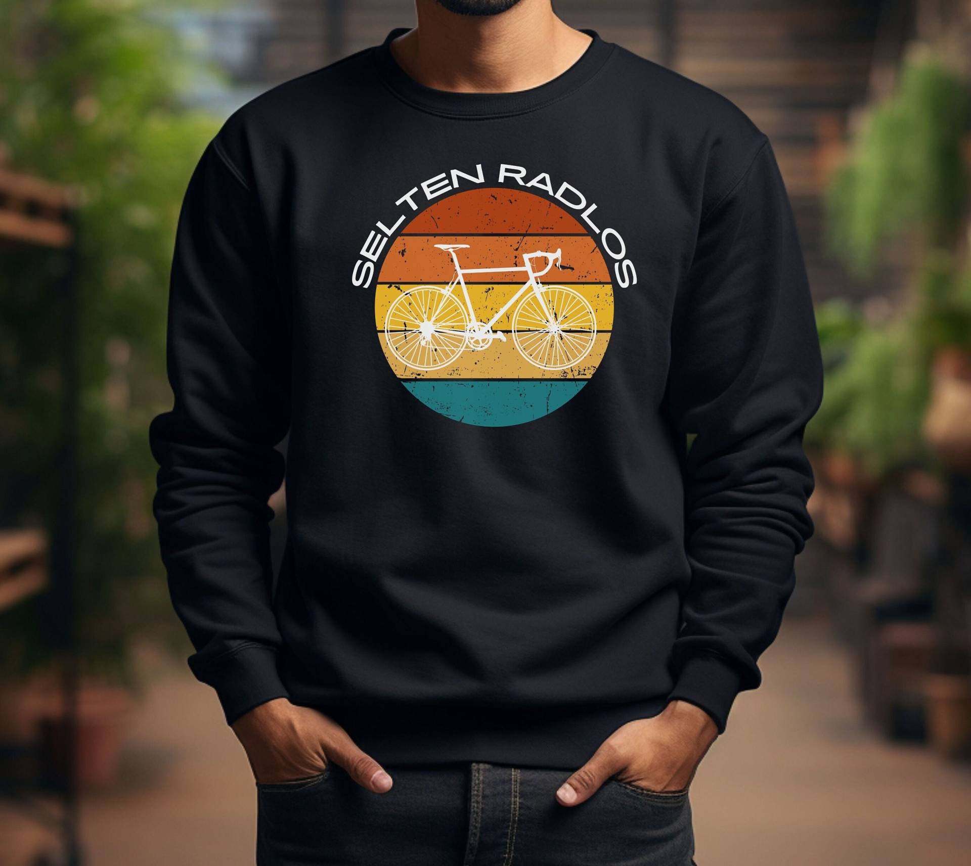 Selten Radlos Men's Sweatshirt | Radfahrer Geschenk Für Fahrrad Fans 80/20% Baumwolle/Polyester Selten Radlos Men's Sweatshirt | Radfahrer Geschenk Für Fahrrad Fans 80/20% Baumwolle/Polyester von BlackOakDesignShop