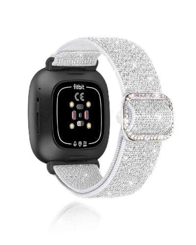 3 Stück Bling Stretchy Band kompatibel mit Fitbit Versa 4/Fitbit Versa 3/Fitbit Sense/Sense 2 Bänder für Frauen, weich verstellbar elastisch Glitzer Solo Loop Nylonband für Fitbit Versa 4 Bänder 3 Stück Bling Stretchy Band kompatibel mit Fitbit Versa 4/Fitbit Versa 3/Fitbit Sense/Sense 2 Bänder für Frauen, weich verstellbar elastisch Glitzer Solo Loop Nylonband für Fitbit Versa 4 Bänder von BlackPro