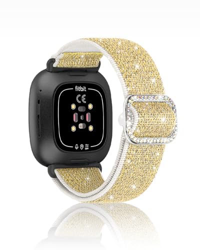 3 Stück Bling Stretchy Band kompatibel mit Fitbit Versa 4/Fitbit Versa 3/Fitbit Sense/Sense 2 Bänder für Frauen, weich verstellbar elastisch Glitzer Solo Loop Nylonband für Fitbit Versa 4 Bänder 3 Stück Bling Stretchy Band kompatibel mit Fitbit Versa 4/Fitbit Versa 3/Fitbit Sense/Sense 2 Bänder für Frauen, weich verstellbar elastisch Glitzer Solo Loop Nylonband für Fitbit Versa 4 Bänder von BlackPro