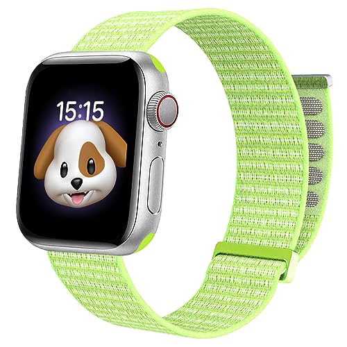 BlackPro Apple Watch Armband für Kinder, atmungsaktives weiches Nylon-Schlaufenband für Jungen und Mädchen, kompatibel mit Apple Watch Serie 7/6/5/4/3/2/1/SE, 38 mm, 40 mm, 41 mm & 42 mm, 44 mm, 45 mm von BlackPro