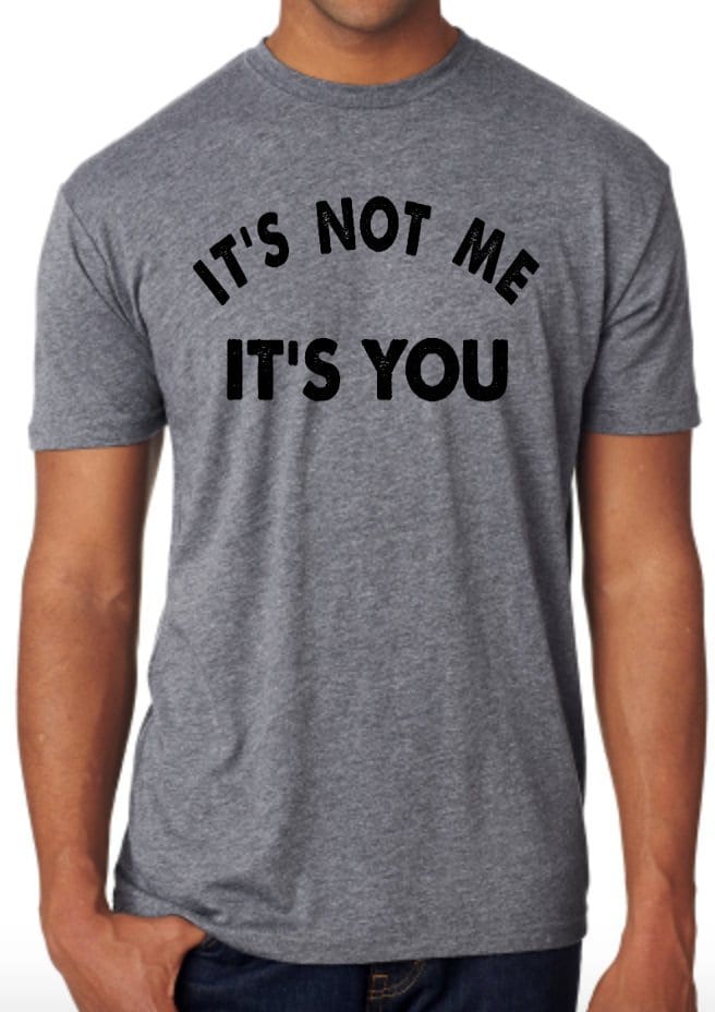 Es Ist Nicht Ich, Es Sie Herren Triblend T-Shirt. Witziges Shirt. Gym-Shirt. Sarkasmus von BlackStarTees