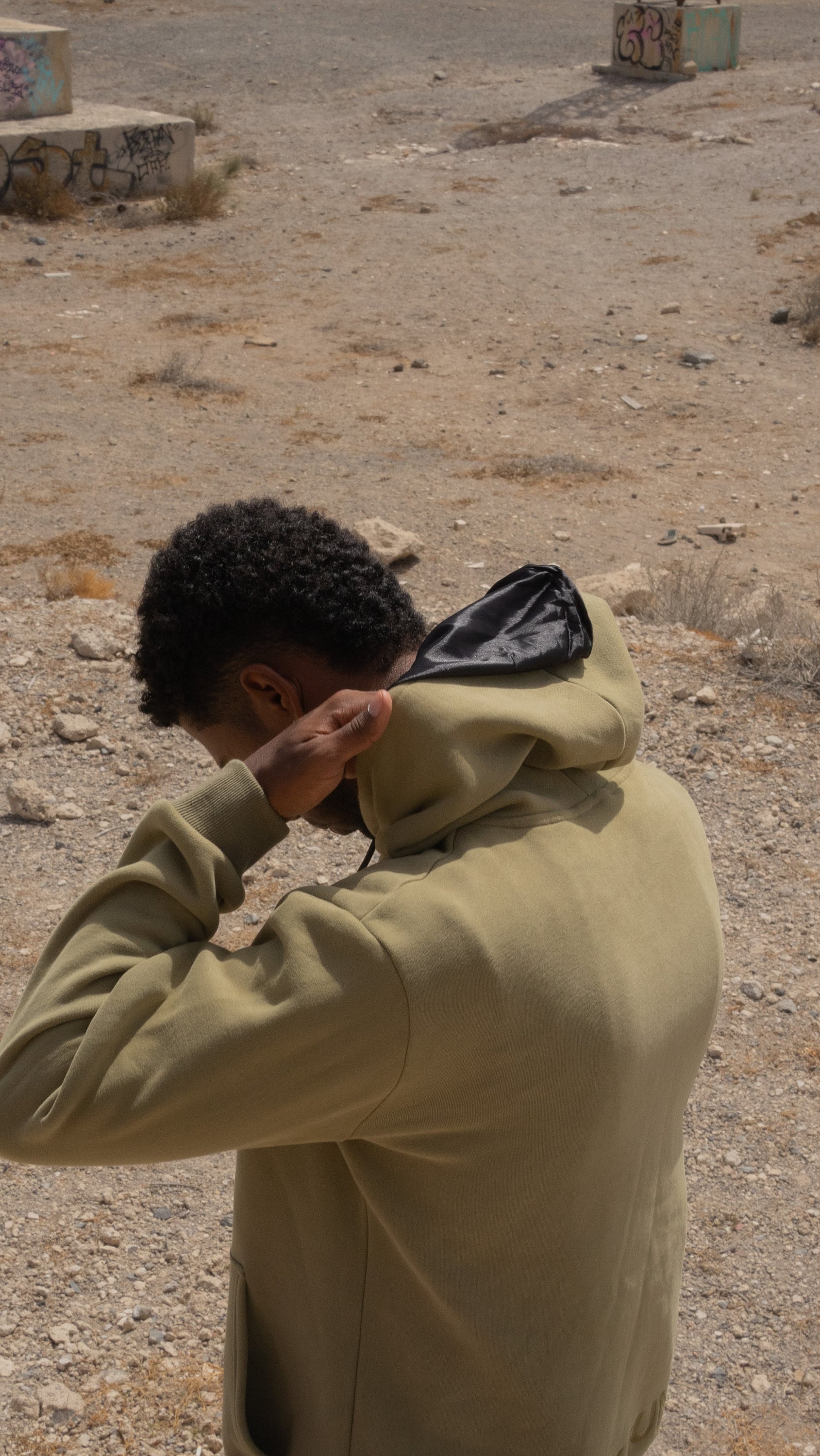 Satin Gefüttert Hoodie Grün von BlackSunriseUK