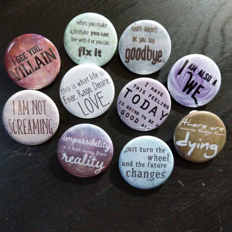 Sense8 Buttons 1.25"/ 32mm Pin Backs von BlackUmbrellaInd