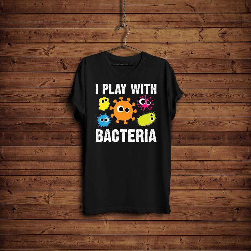 Bakterien-Shirt/Funny Mikrobiologie T-Shirt Bakterien Lab Ich Spiele Mit Apotheke Techniker Shirt Abschlussgeschenk von BlackWhiteBoujee