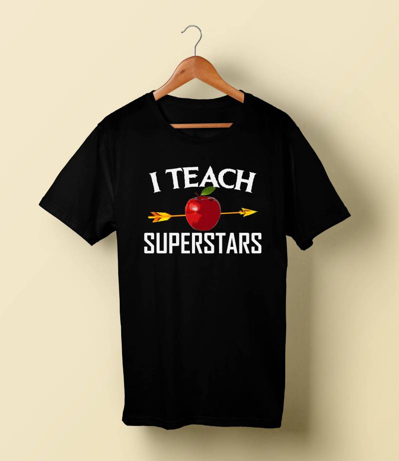 Beste Lehrer Shirt Unterrichte Ich Superstars Schule Geschenke Zurück Zu Lehrer-T-Shirt Liebe Lehre von BlackWhiteBoujee