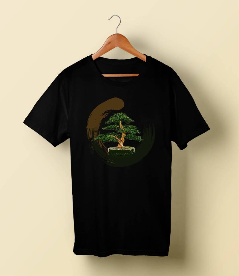 Bonsai Baum Shirt Zen T-Shirt Balance Giapponese Liebhaber Student Liebhabergeschenk von BlackWhiteBoujee