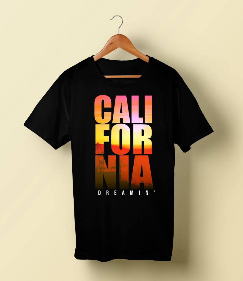 California Bekleidung Sommer Kalifornien Shirt Bleiben Cali Träumen T Urlaub Beach Niedlich Coolgrafik von BlackWhiteBoujee