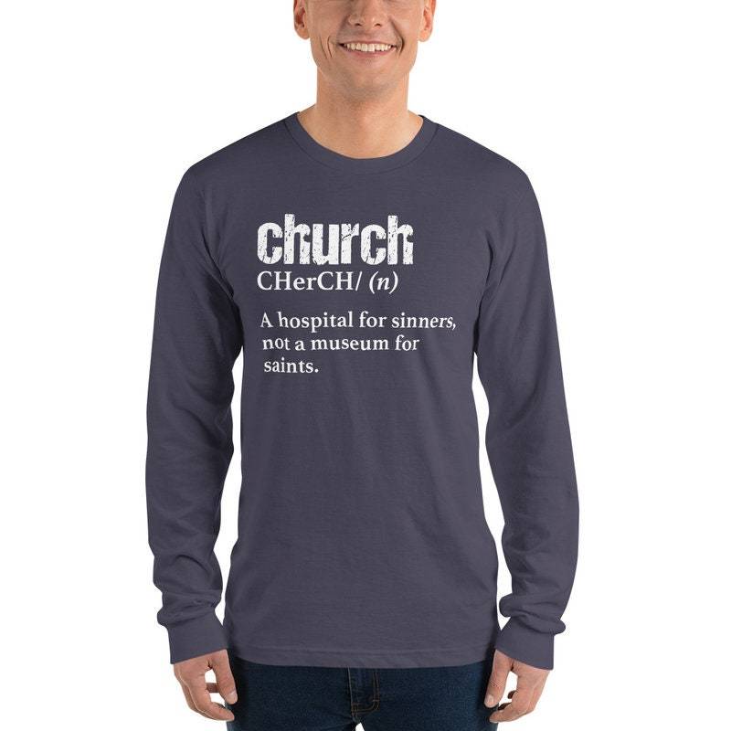 Kirche-Definition-Langarm-Shirt von BlackWhiteBoujee
