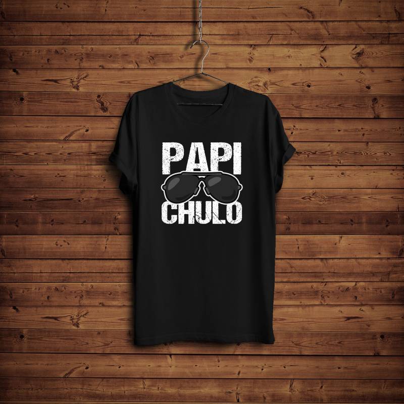 Lustige Papi Shirt/Chulo T-Shirt Vatertagsgeschenk Für Papa Genannt Sonnenbrille Distressed von BlackWhiteBoujee